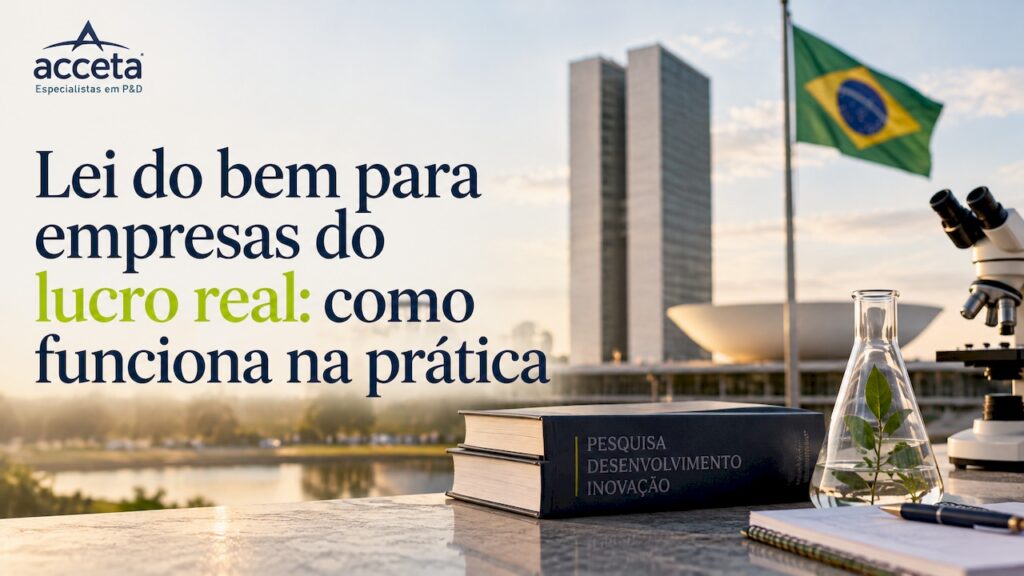 Cartão ilustrado sobre a Lei do Bem