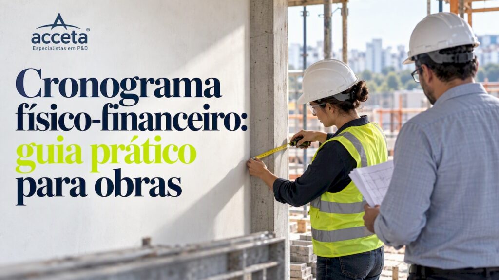 Equipe verificando o planejamento da obra no canteiro