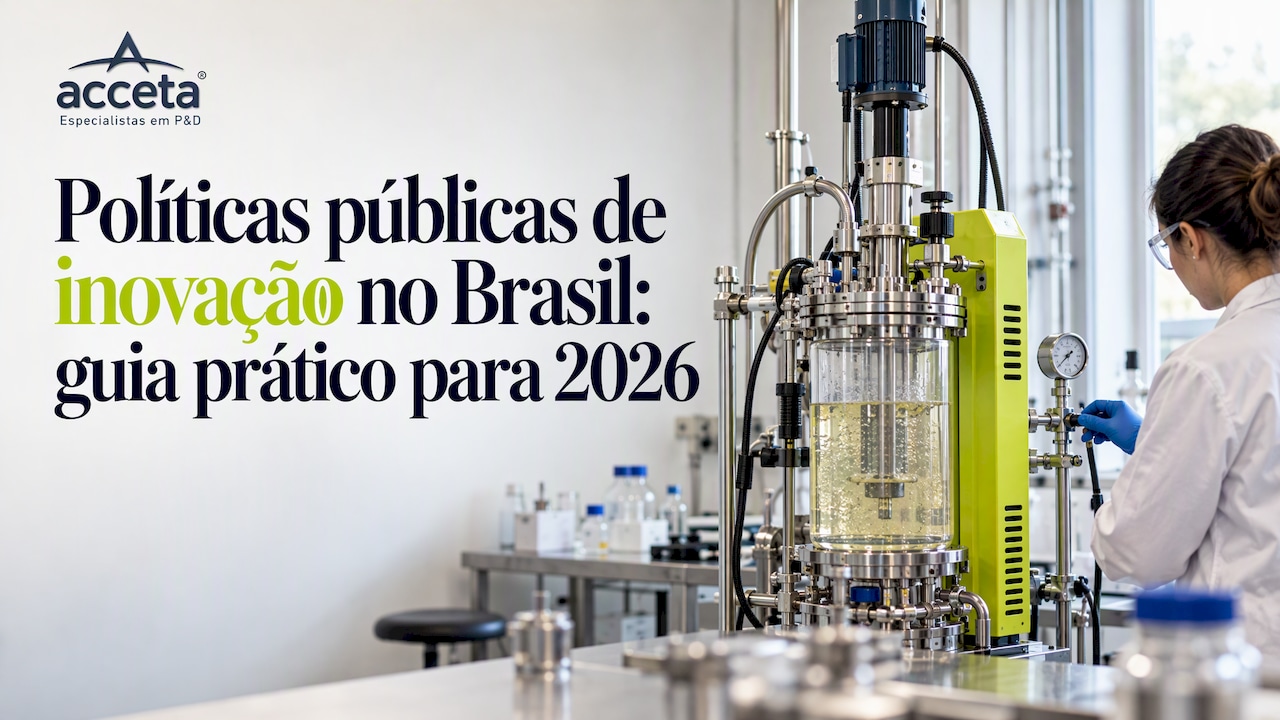 Equipamento piloto em laboratório de inovação
